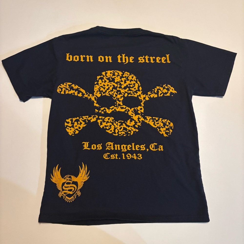 Smet by Christian audigier cross-bone skull shirt